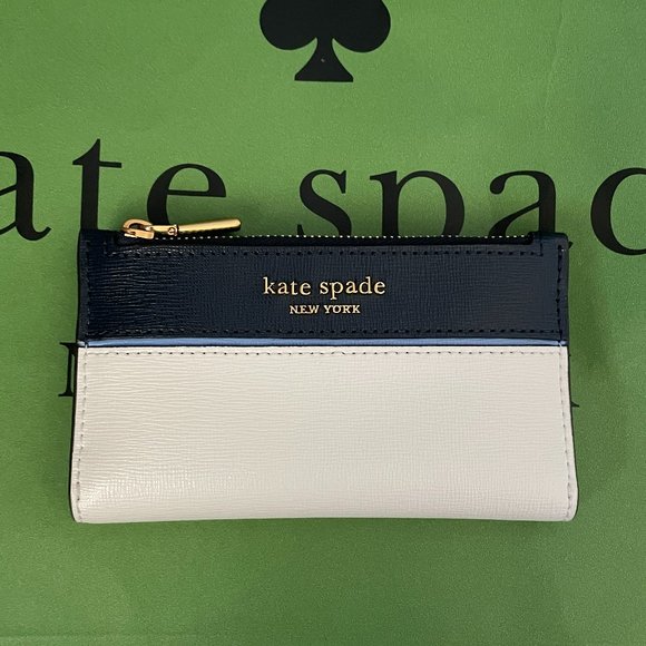 kate spade Morgan Colorblocked Small Slim Bifold Wallet - Picture 1 of 6